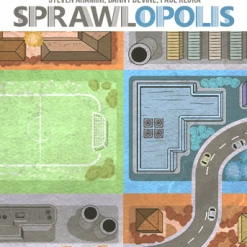 Button Shy Sprawlopolis (with 2 Expansions, See Notes) (No Clam Shell Packaging) Board Games