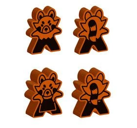 Seize The Bean: Cubee Meeples - Original (8-Pack) (Import) 1 Seize The Bean: Cubee Meeples - Original (8-Pack) (Import)