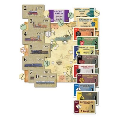 1830: Railways & Robber Barons (Lookout Games Edition) Board Games 2 1830: Railways & Robber Barons (Lookout Games Edition) Board Games