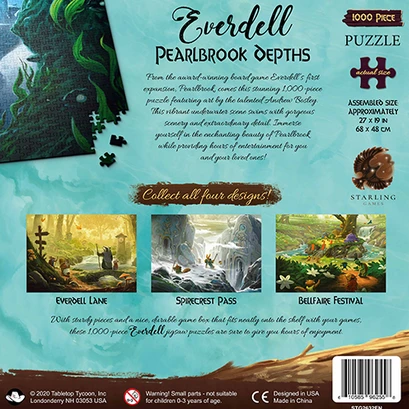 Starling Games (II) Puzzle - Starling Games - Everdell Puzzle: Pearlbrook Depths (1000 Pieces) Jun 13-19, 2022 2 Starling Games (II) Puzzle - Starling Games - Everdell Puzzle: Pearlbrook Depths (1000 Pieces) Jun 13-19, 2022