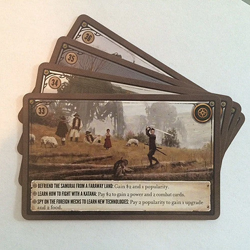 MeepleSource Scythe Kickstarter Promo Pack #2 - 4 Promo Encounter Cards (Stonemaier Games) 1 MeepleSource Scythe Kickstarter Promo Pack #2 - 4 Promo Encounter Cards (Stonemaier Games)