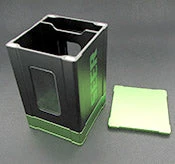 (Unknown) Seer Deluxe Deck Box: Green Deck Boxes