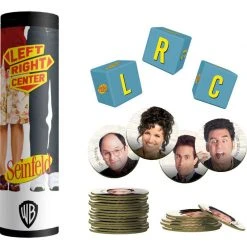 The Op Left Right Center: Seinfeld Dice Game Board Games