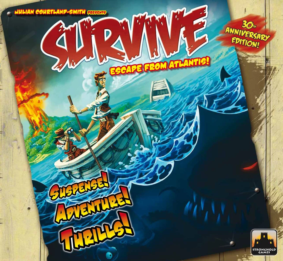 Stronghold Games Survive: Escape From Atlantis! 30th Anniversary Edition 1 Stronghold Games Survive: Escape From Atlantis! 30th Anniversary Edition