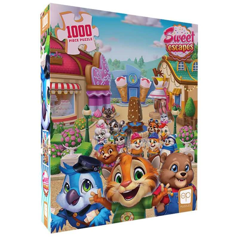 Puzzle - USAopoly - Sweet Escapes: Welcome To Sweet Escapes (1000 Pieces) 1 Puzzle - USAopoly - Sweet Escapes: Welcome To Sweet Escapes (1000 Pieces)