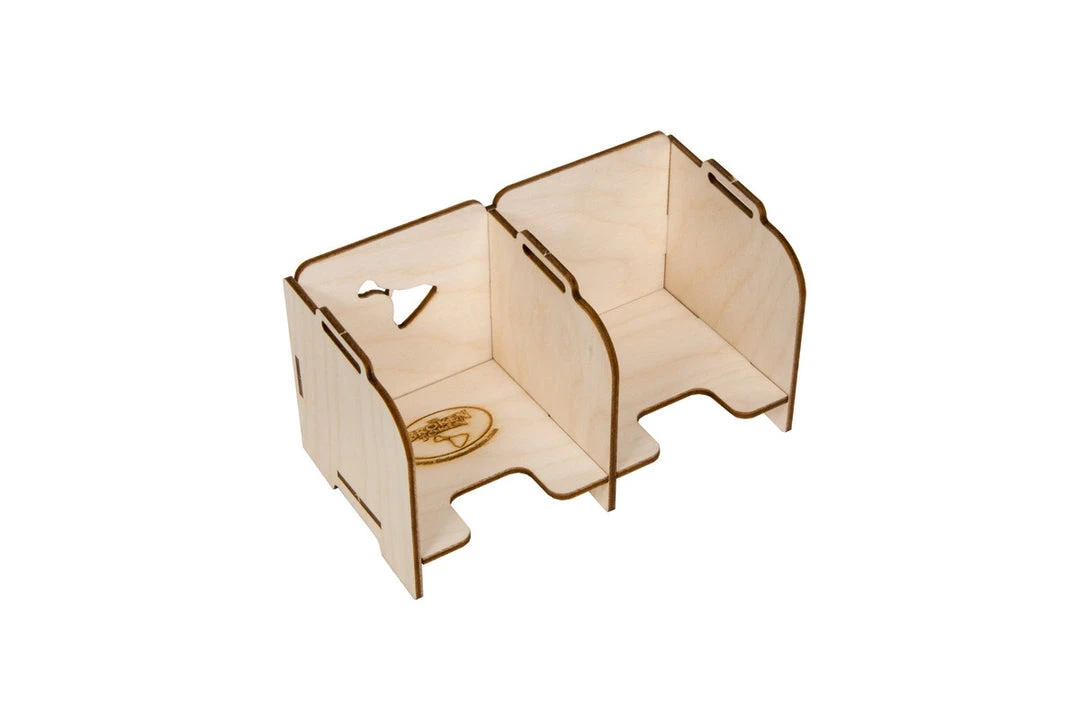 The Broken Token Broken Token - Stacking Tabletop Card Holder - Standard 2 Tray 2 The Broken Token Broken Token - Stacking Tabletop Card Holder - Standard 2 Tray