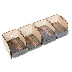 The Broken Token Broken Token - Stacking Tabletop Card Holder - Standard 4 Tray