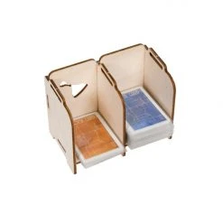 The Broken Token Broken Token - Stacking Tabletop Card Holder - Mini 2 Tray