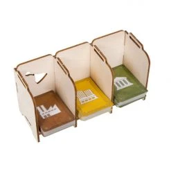 The Broken Token Broken Token - Stacking Tabletop Card Holder - Mini 3 Tray