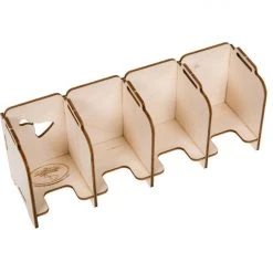 The Broken Token Broken Token - Stacking Tabletop Card Holder - Mini 4 Tray