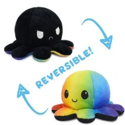 Tee Turtle May 16-22, 2022 Reversible Octopus Mini Black / Rainbow