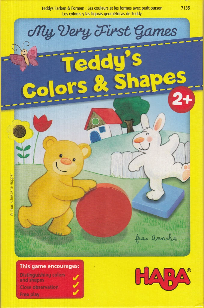 HABA Teddy's Colors & Shapes Board Games 1 HABA Teddy's Colors & Shapes Board Games