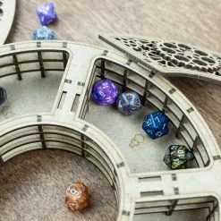 The Dicetroyers - The Dice Coast – 4 Slots Dice Holder (Italy Import) Import Games