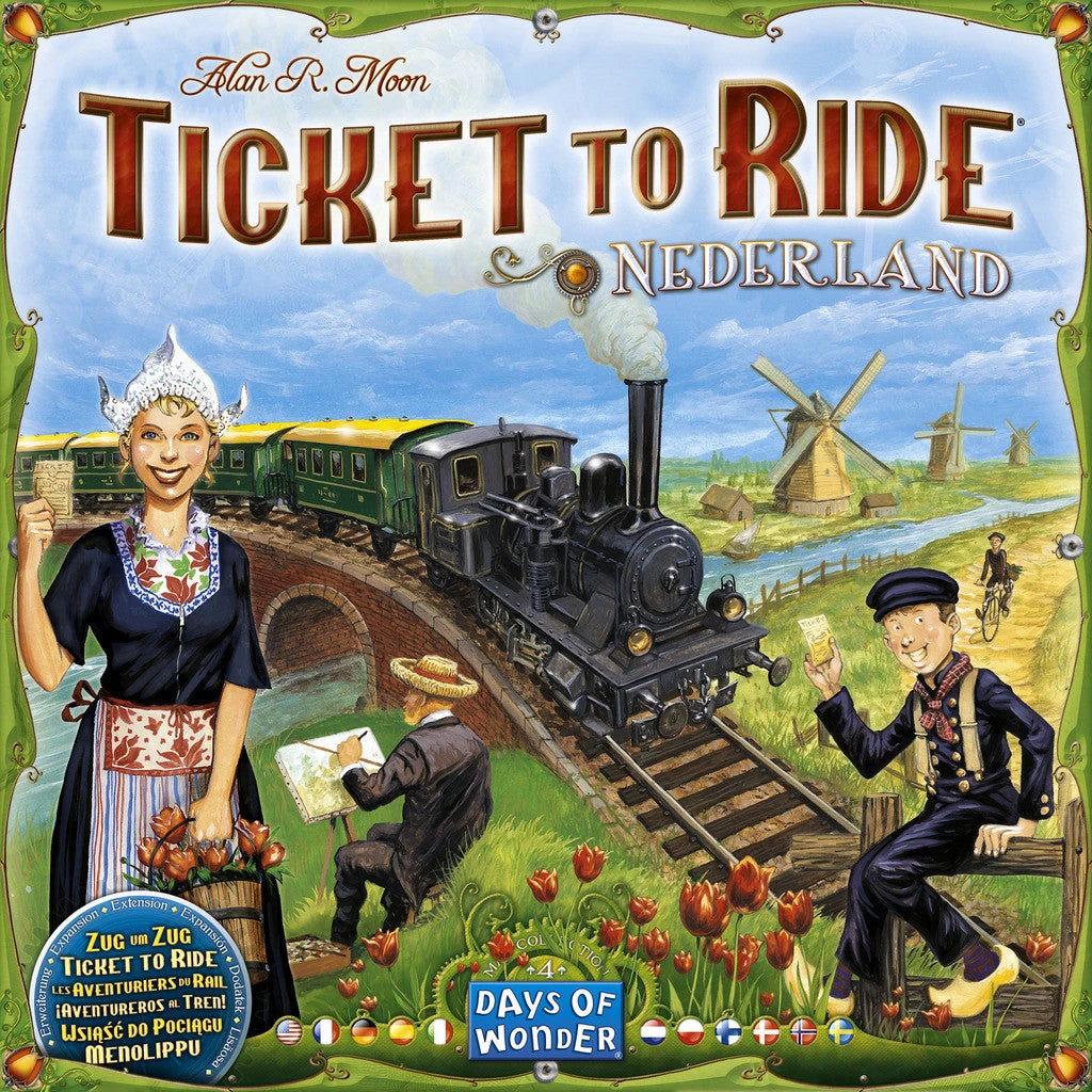 Days Of Wonder Ticket To Ride Map Collection: Volume 4 - Nederland Board Games 1 Days Of Wonder Ticket To Ride Map Collection: Volume 4 - Nederland Board Games
