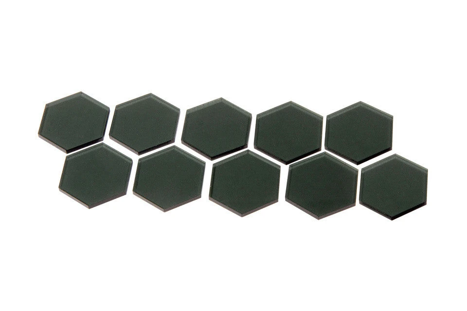 The Broken Token Broken Token - Transparent Gray 34mm Hex Tiles (10) 1 The Broken Token Broken Token - Transparent Gray 34mm Hex Tiles (10)