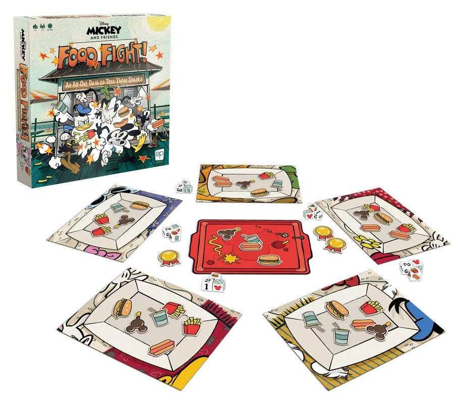 The Op Mickey And Friends: Food Fight Board Games 2 The Op Mickey And Friends: Food Fight Board Games