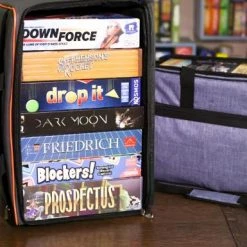 BoardGameTables.com Oxford Gray Board Game Bag