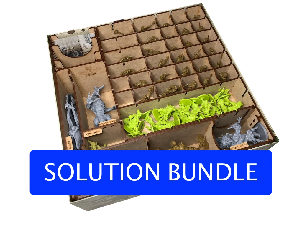 Go7 Gaming - Storage Solution Bundle For Zombicide: Green Horde (KS) 1 Go7 Gaming - Storage Solution Bundle For Zombicide: Green Horde (KS)