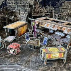 Battle Systems Ltd Board Games Battle Systems Scifi Terrain Trade Container Set (Import)