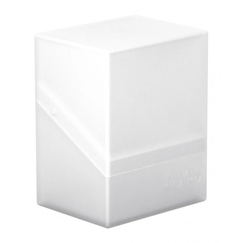 Deck Boxes Ultimate Guard - Boulder™ 80+ Deck Case Frosted (White) 1 Deck Boxes Ultimate Guard - Boulder™ 80+ Deck Case Frosted (White)