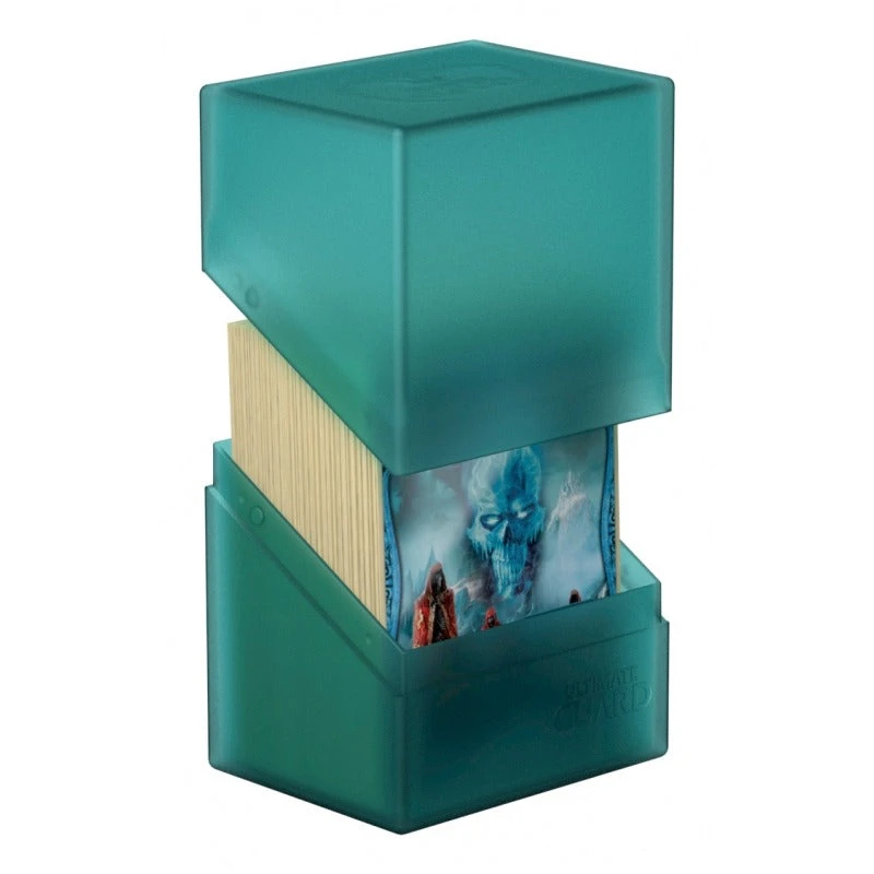Deck Boxes Ultimate Guard - Boulder™ 80+ Deck Case Malachite (Teal) 2 Deck Boxes Ultimate Guard - Boulder™ 80+ Deck Case Malachite (Teal)