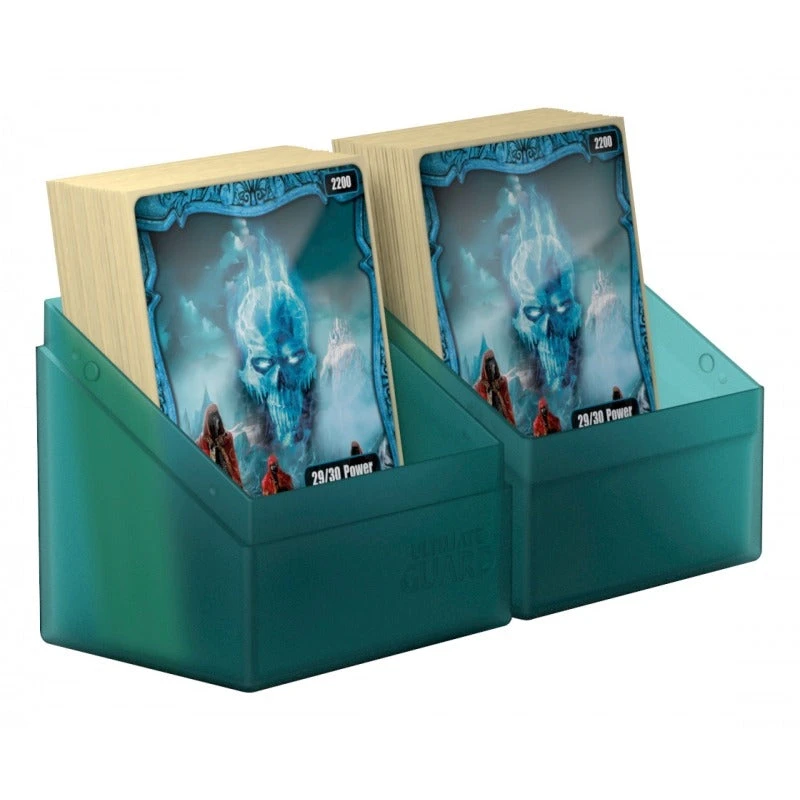 Deck Boxes Ultimate Guard - Boulder™ 80+ Deck Case Malachite (Teal) 3 Deck Boxes Ultimate Guard - Boulder™ 80+ Deck Case Malachite (Teal)