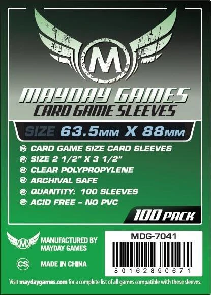 Mayday Games Mayday Sleeves - Card Game Card Sleeves Jun 13-19, 2022 1 Mayday Games Mayday Sleeves - Card Game Card Sleeves Jun 13-19, 2022