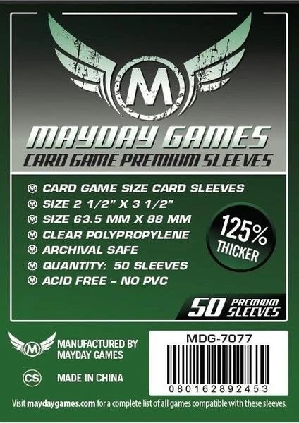 Mayday Games Mayday Sleeves - Card Game Sleeves - Premium 1 Mayday Games Mayday Sleeves - Card Game Sleeves - Premium
