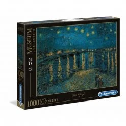 Puzzle - Clementoni - Museum - Van Gogh - Starry Night Over The Rhone (1000 Pcs)