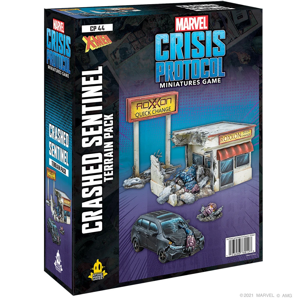 Atomic Mass Games Board Games Marvel: Crisis Protocol - Crashed Sentinel Terrain Pack 1 Atomic Mass Games Board Games Marvel: Crisis Protocol - Crashed Sentinel Terrain Pack