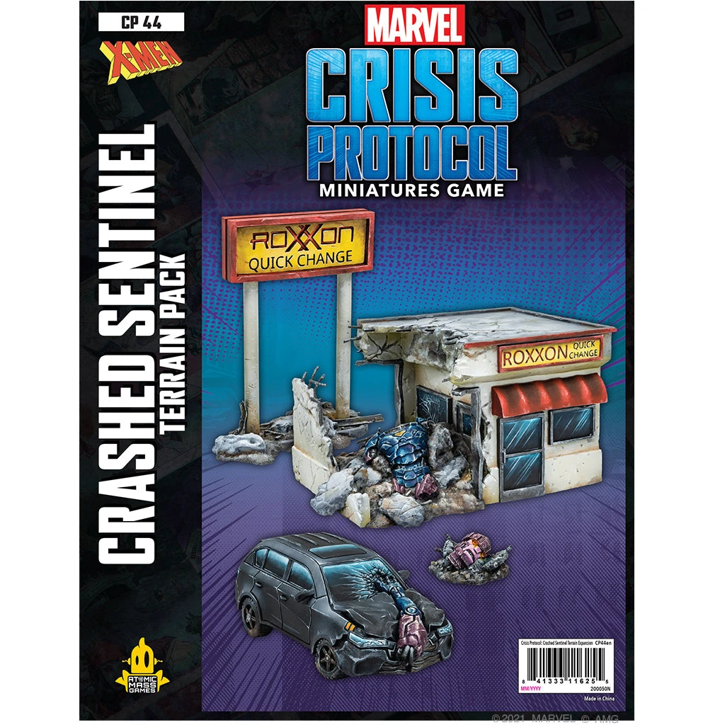 Atomic Mass Games Board Games Marvel: Crisis Protocol - Crashed Sentinel Terrain Pack 2 Atomic Mass Games Board Games Marvel: Crisis Protocol - Crashed Sentinel Terrain Pack