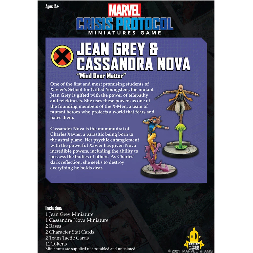 Atomic Mass Games Marvel: Crisis Protocol - Jean Grey & Cassandra Nova Character Pack 2 Atomic Mass Games Marvel: Crisis Protocol - Jean Grey & Cassandra Nova Character Pack