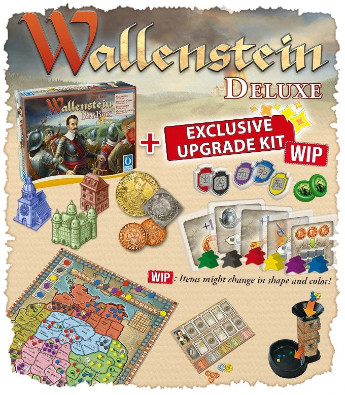 Queen Games Board Games Wallenstein: Upgrade Kit 1 Queen Games Board Games Wallenstein: Upgrade Kit