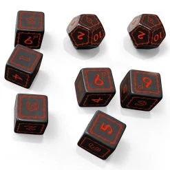 Free League Publishing May 16-22, 2022 The One Ring - Black Dice Set