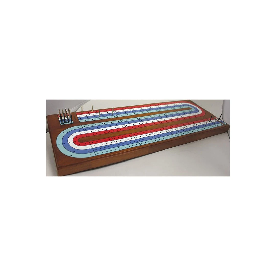 Kroeger Board Games Large - 4 Track Cribbage Board Game 2 Kroeger Board Games Large - 4 Track Cribbage Board Game