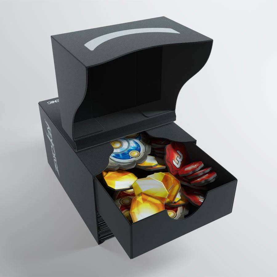 Gamegenic: Keyforge Gemini Deck Box - Black Deck Boxes 3 Gamegenic: Keyforge Gemini Deck Box - Black Deck Boxes
