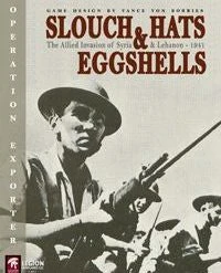 Legion Wargames LLC Slouch Hats And Eggshells: The Allied Invasion Of Syria & Lebanon – 1941 Board Games