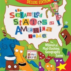 Gamewright Board Games The Scrambled States Of America: Deluxe Edition