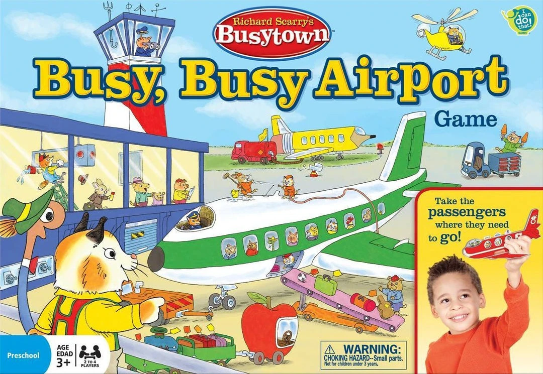 Wonder Forge Richard Scarry's Busytown: Busy, Busy Airport Game Board Games 1 Wonder Forge Richard Scarry's Busytown: Busy, Busy Airport Game Board Games