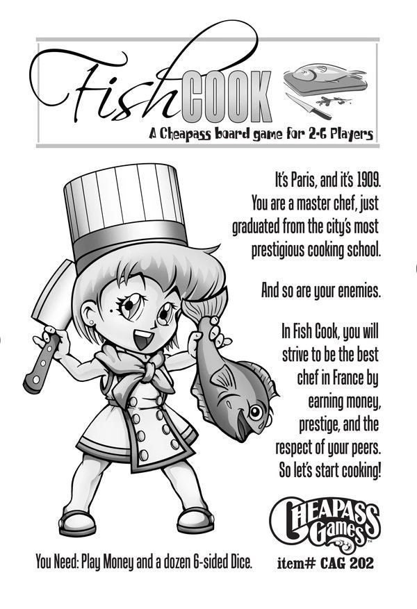 Cheapass Games Fish Cook Board Games 1 Cheapass Games Fish Cook Board Games