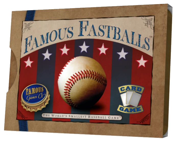 Famous Games Co Famous Fastballs: The World's Smallest Baseball Game Board Games 1 Famous Games Co Famous Fastballs: The World's Smallest Baseball Game Board Games