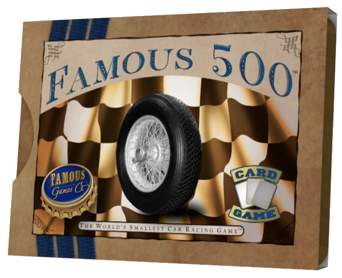 Famous Games Co Famous 500: The World's Smallest Car Racing Game 1 Famous Games Co Famous 500: The World's Smallest Car Racing Game