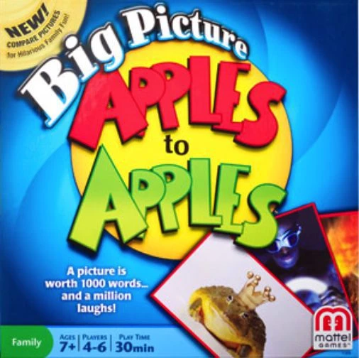 Mattel Board Games Big Picture Apples To Apples 1 Mattel Board Games Big Picture Apples To Apples