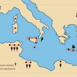 Gryphon Games Board Games Roll Through The Ages: The Iron Age (with Mediterranean Expansion)