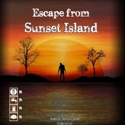 Board Game Bliss Escape From Sunset Island: Zombie Apocalypse Simulator *PRE-ORDER* Board Games