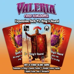 Daily Magic Games Valeria: Card Kingdoms - Expansion Pack #01: King's Guard Board Games