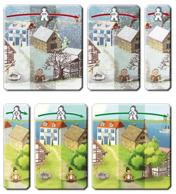 Cwali Board Games Samara: Expansion 2 - Winter & Summer Tiles 1 Cwali Board Games Samara: Expansion 2 - Winter & Summer Tiles