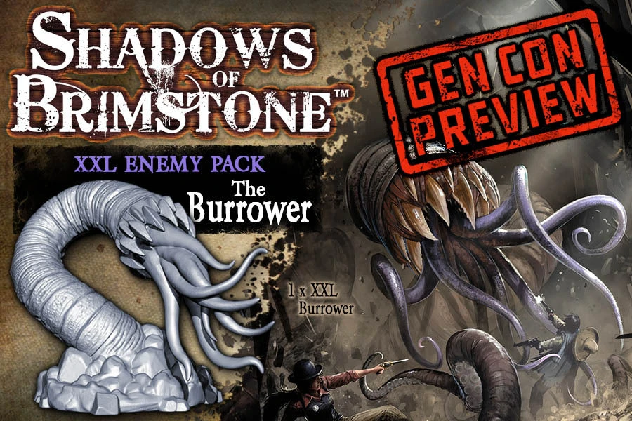 Flying Frog Productions Board Games Shadows Of Brimstone: Burrower XXL Enemy 1 Flying Frog Productions Board Games Shadows Of Brimstone: Burrower XXL Enemy