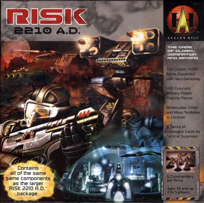 Avalon Hill (Hasbro) Risk 2210 A.D. 1 Avalon Hill (Hasbro) Risk 2210 A.D.