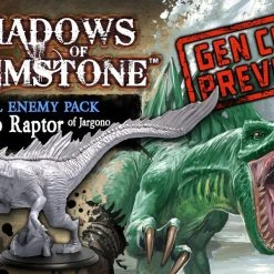Flying Frog Productions Board Games Shadows Of Brimstone: Swamp Raptor Of Jargono XL Enemy Pack
